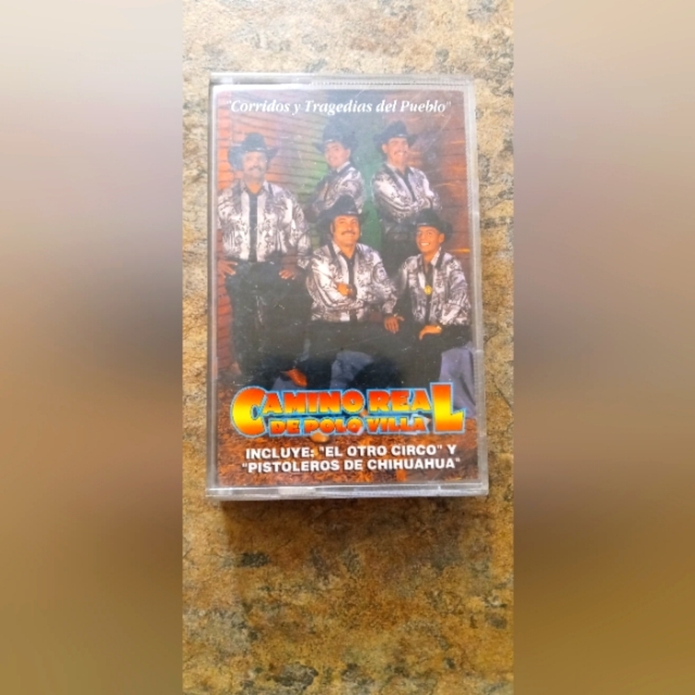 Camino Real de Polo Villa Cassette Tape - Blue/Orange Artwork